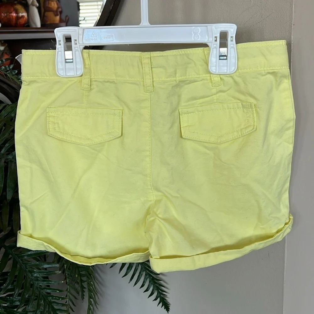 Brand New Disney Blue Minnie Daisy Top & Carter’s Yellow Classic Chino Shorts